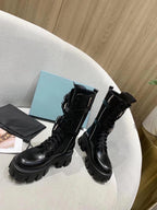 Mid Martin Boots Women's New Leather Platform Boots Bag Tactical Boots Knight Boots eprolo