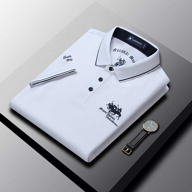 POIO shirt new summer business short sleeved T-shirt for men Father's Day eprolo
