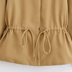 Waist lapel short jacket for women's autumn eprolo