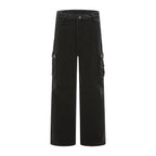 Street Style Men's Wide-Leg Multi-Pocket Cargo Jeans, Loose Fit Casual Pants for Men eprolo