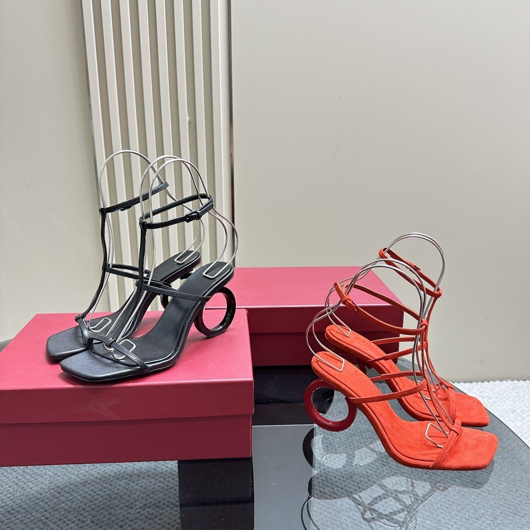 Chic Black Slim Heels: Perfect Sandals for Every Occasion eprolo