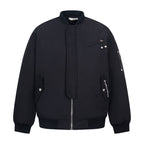 Letter embroidery stand collar jacket for men and women eprolo