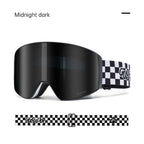 Magnetic ski goggles for men and women double anti-fog outdoor sports riding equipment goggles windproof eprolo