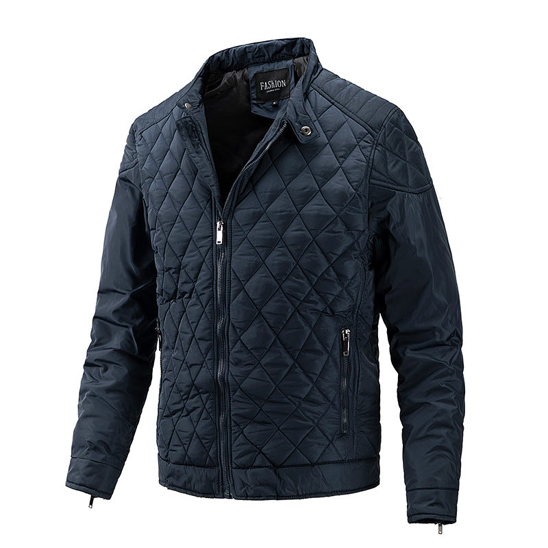 Jacket men's autumn and winter new motorcycle jacket men's casual jacket thin cotton jacket men eprolo