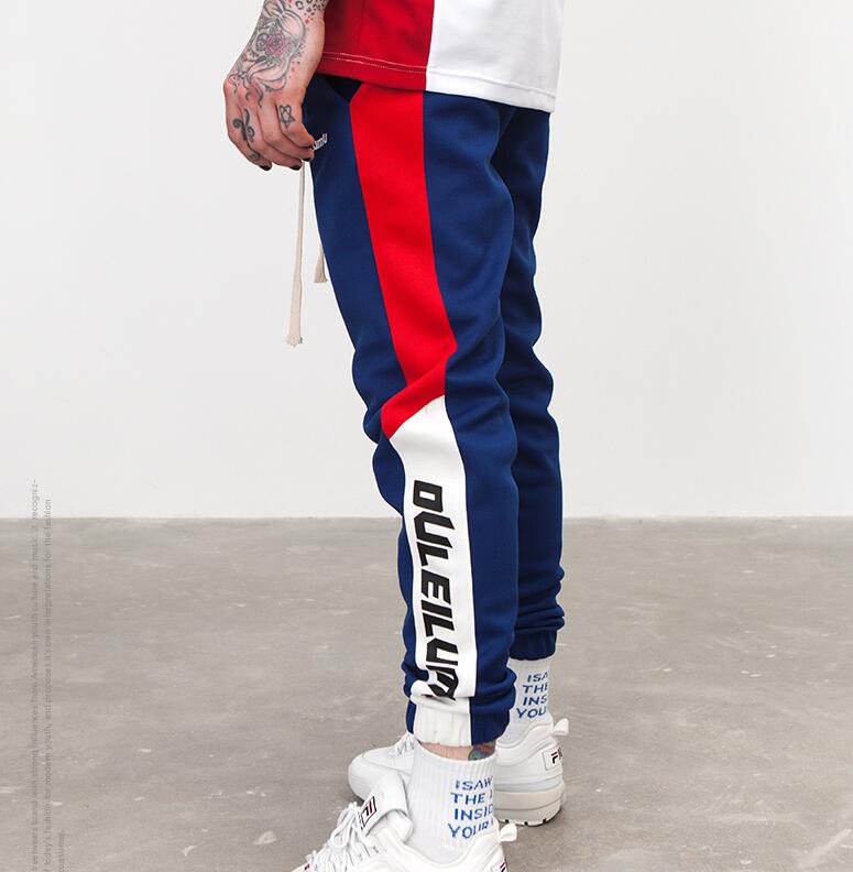 Sweatswear Pants Printing Side Stripe Pockets Men Vintage Sweatpants eprolo
