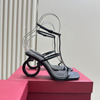 Chic Black Slim Heels: Perfect Sandals for Every Occasion eprolo