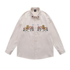 long-sleeve shirt for men autumn loose fit versatile couple's shirt eprolo
