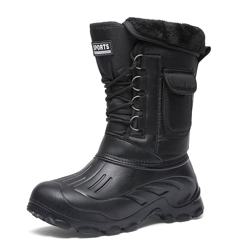 Men Winter Boots Warm Waterproof Sneakers Outdoor Activities Fishing Snow Work Boots Male Footwear Men Shoes Fishing Boots eprolo