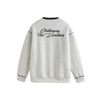 Red Sweatshirt with Embroidered Design for Men eprolo