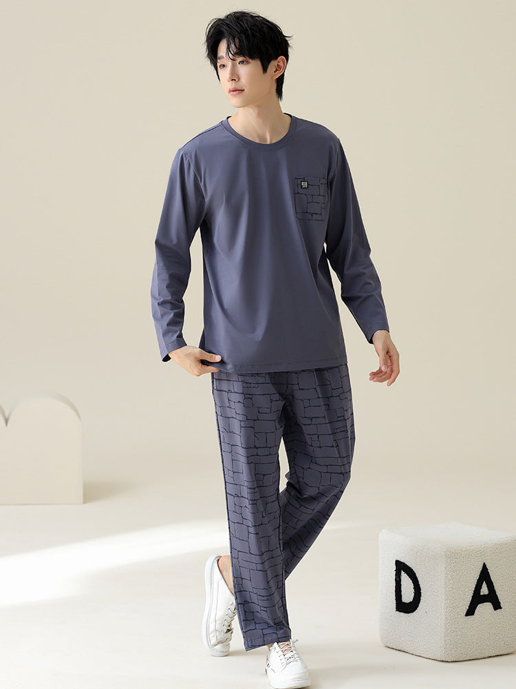Men in pajamas can wear home clothes outside eprolo