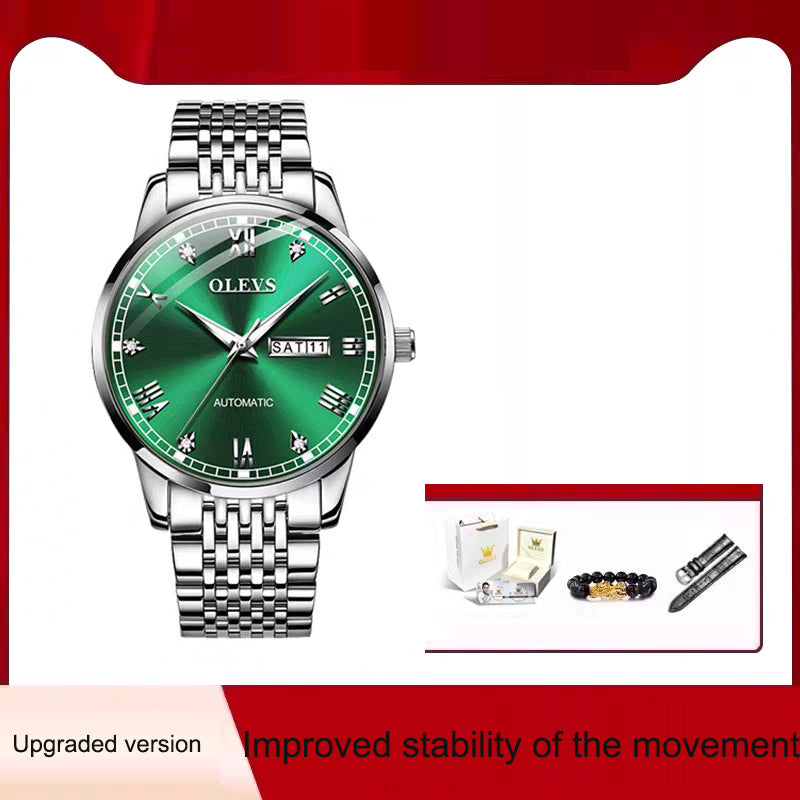 Men's Watch Men's Mechanical Watch Fully Automatic Simple Wind Waterproof Night Light Watch eprolo