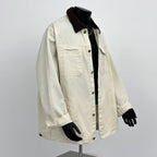 Color blocking patchwork denim workwear jacket for men in spring and autumn eprolo