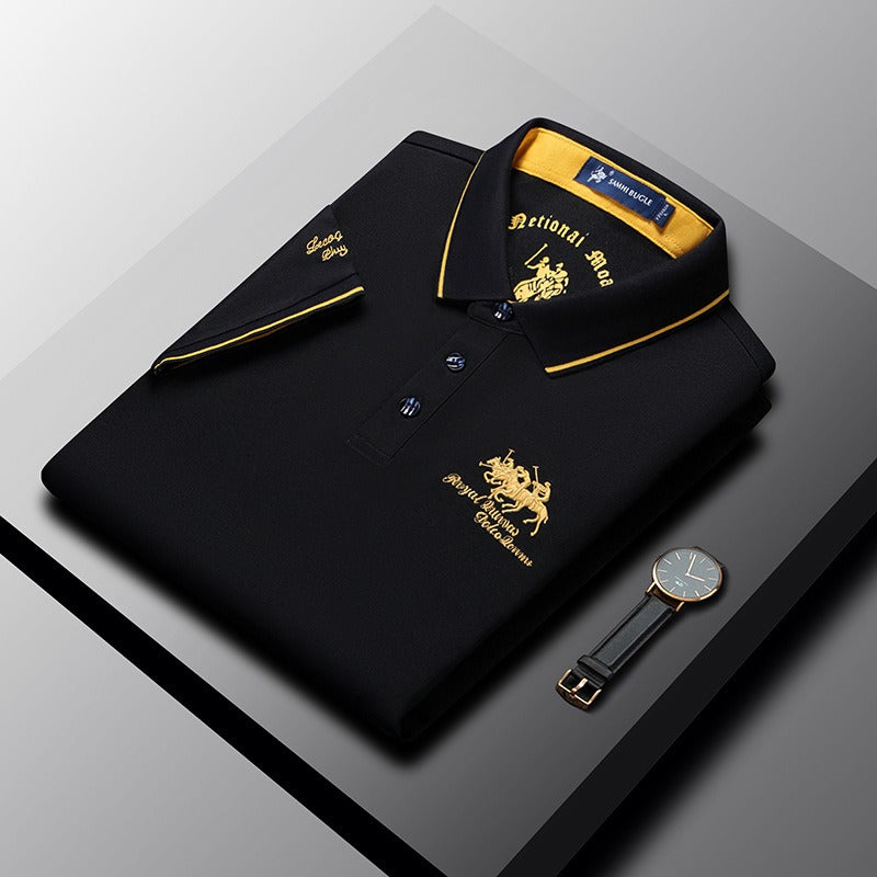 POIO shirt new summer business short sleeved T-shirt for men Father's Day eprolo