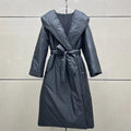 Women's coat with large collar and cotton coat eprolo