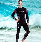 Men 1.5mm Neoprene Wetsuit Onepiece Jumpsuit Swimming Scuba Diving Surfing Snorkeling Fullbody SuitS Long Sleeve Wet Suit eprolo