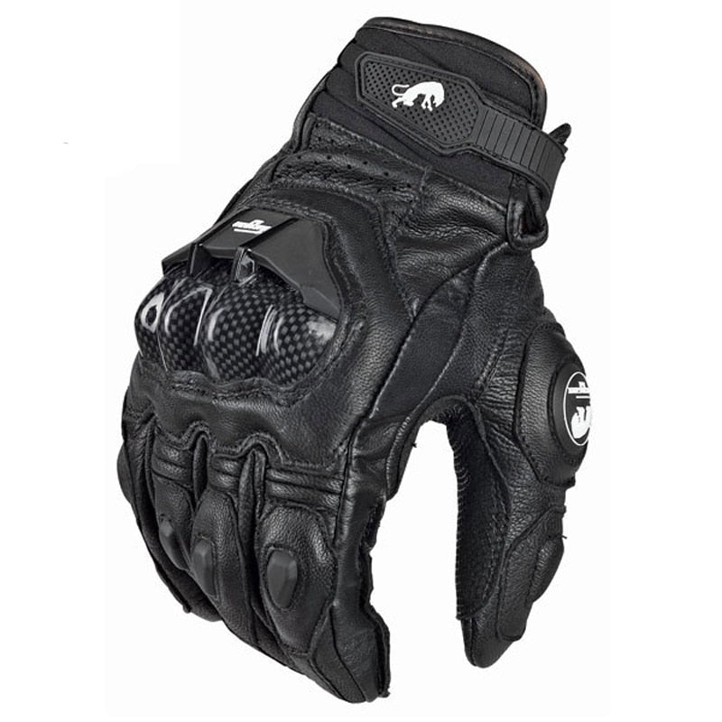 Motorcycle Gloves black Racing Genuine Leather Motorbike white Road Racing Team Glove men summer winter eprolo