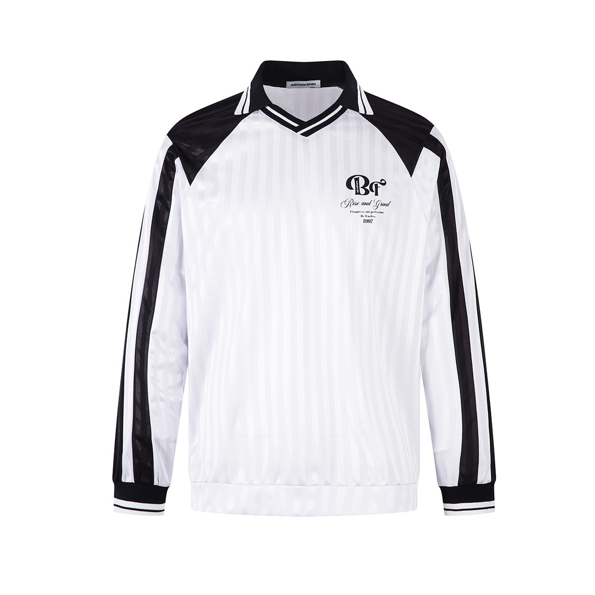 Loose striped T-shirt long sleeved sports shirt for men eprolo