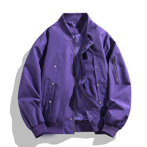 Autumn New Fashionable Loose Fit Bomber Jacket for Men and Women eprolo