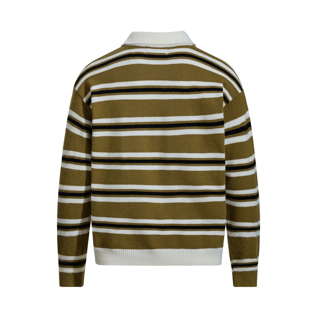 Knitted sweater polo collar sweater for men eprolo