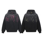 Splashing ink spliced hooded sweatshirt for men and women eprolo