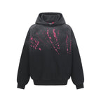 Splashing ink spliced hooded sweatshirt for men and women eprolo