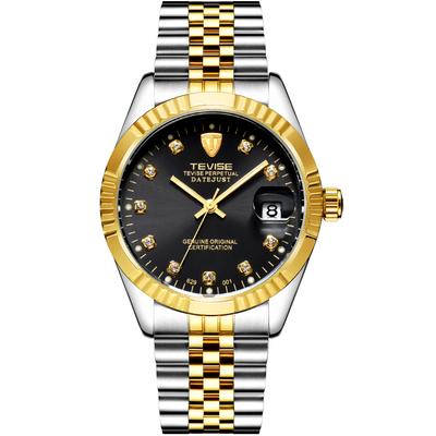 TEVISE Brand Luxury Men Automatic Watch Man Tourbillon Mechanical Watches Movement Gold Clock eprolo