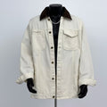Color blocking patchwork denim workwear jacket for men in spring and autumn eprolo