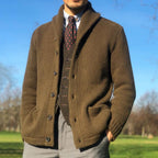 Men Sweater Casual Long Sleeve Button Pocket Single-Breasted Loose Cardigan Winter Jumper Oversize Knitted Coat Top Young New eprolo
