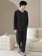 Men in pajamas can wear home clothes outside eprolo