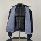 Men wearing flip collar flying jackets on both sides eprolo