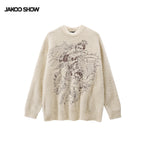 Jacquard round neck base shirt for men eprolo