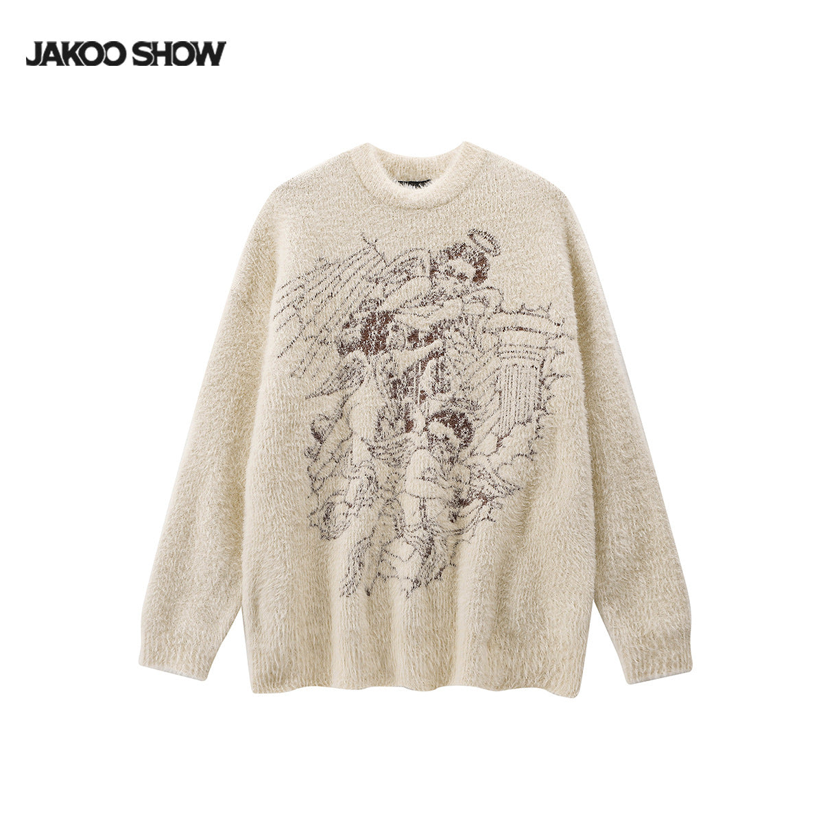 Jacquard round neck base shirt for men eprolo