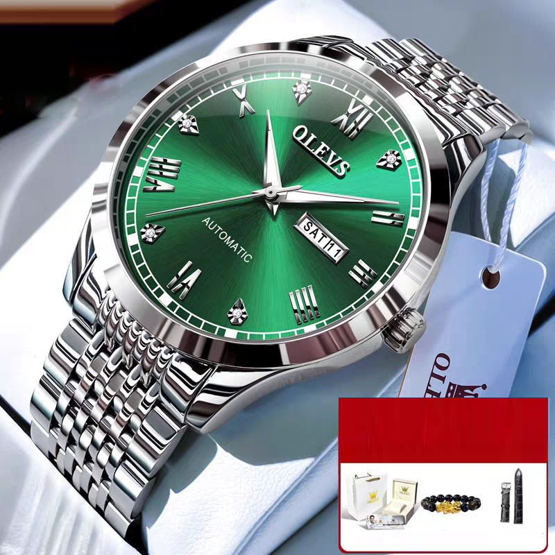 Men's Watch Men's Mechanical Watch Fully Automatic Simple Wind Waterproof Night Light Watch eprolo