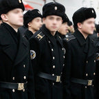 Replica Soviet Navy M69 Officer's Winter Overcoat - Black 12-Button Wool Melton Long Coat eprolo