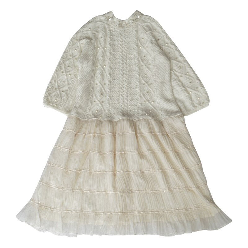 Discover Cozy Luxury Artisanal Wool Dress by Veloria eprolo