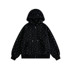 All-Over Print Loose Hooded Zip-Up Sweatshirt for Men and Women eprolo