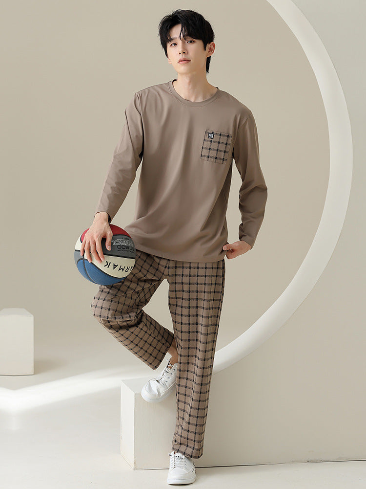 Men in pajamas can wear home clothes outside eprolo