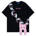 Short Sleeve T-Shirt Pink Couple Edition Summer Half Sleeve for Men eprolo