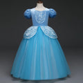 Disney Cinderella Princess Girls Dress Kids Dresses for Girls Christmas Dress Up Costume Party Ball Gown Girl Summer Dress eprolo