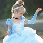 Disney Cinderella Princess Girls Dress Kids Dresses for Girls Christmas Dress Up Costume Party Ball Gown Girl Summer Dress eprolo