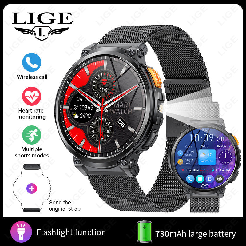 K66 Outdoor Sports with Flashlight Smart Watch for Men eprolo