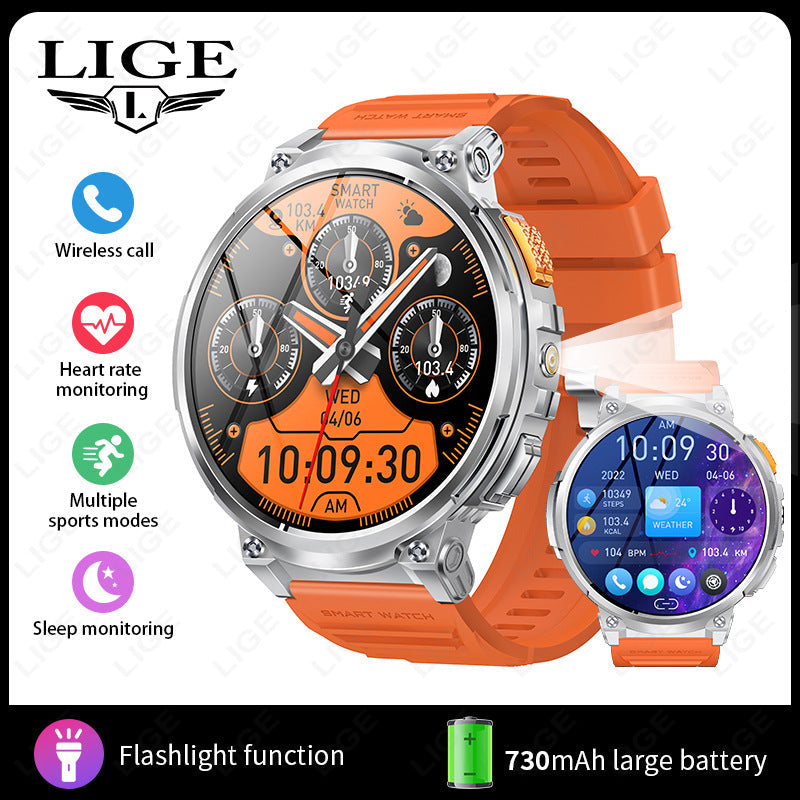 K66 Outdoor Sports with Flashlight Smart Watch for Men eprolo
