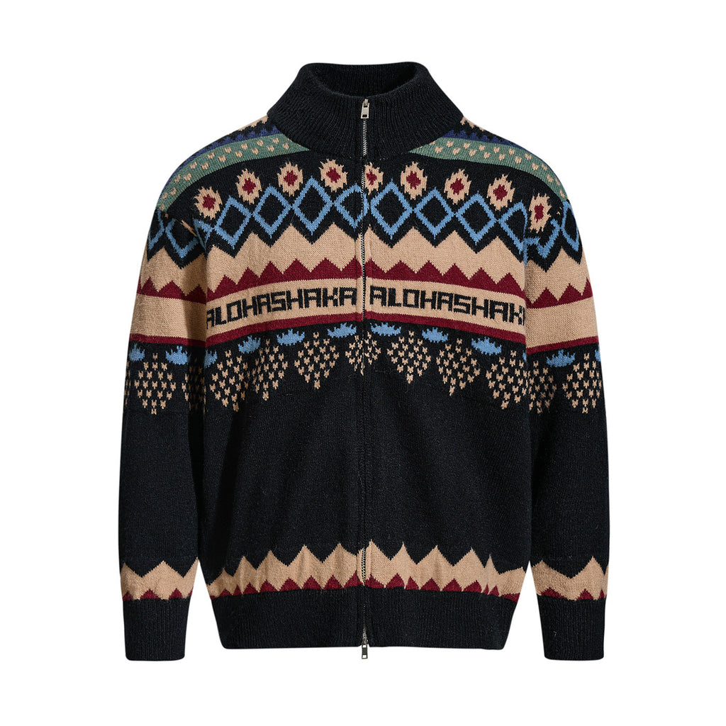 Front Knit Sweater Unisex Casual Loose Knitwear for Men and Women eprolo
