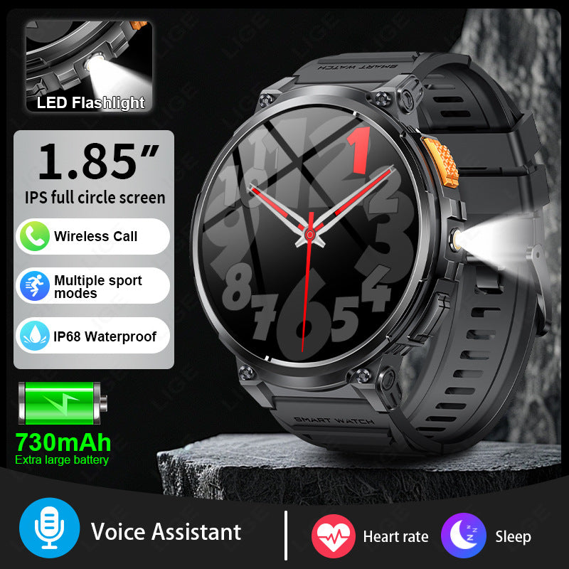 K66 Outdoor Sports with Flashlight Smart Watch for Men eprolo