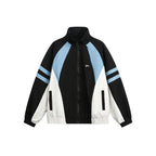 Color-Blocked Loose Unisex Casual Hooded Jacket eprolo