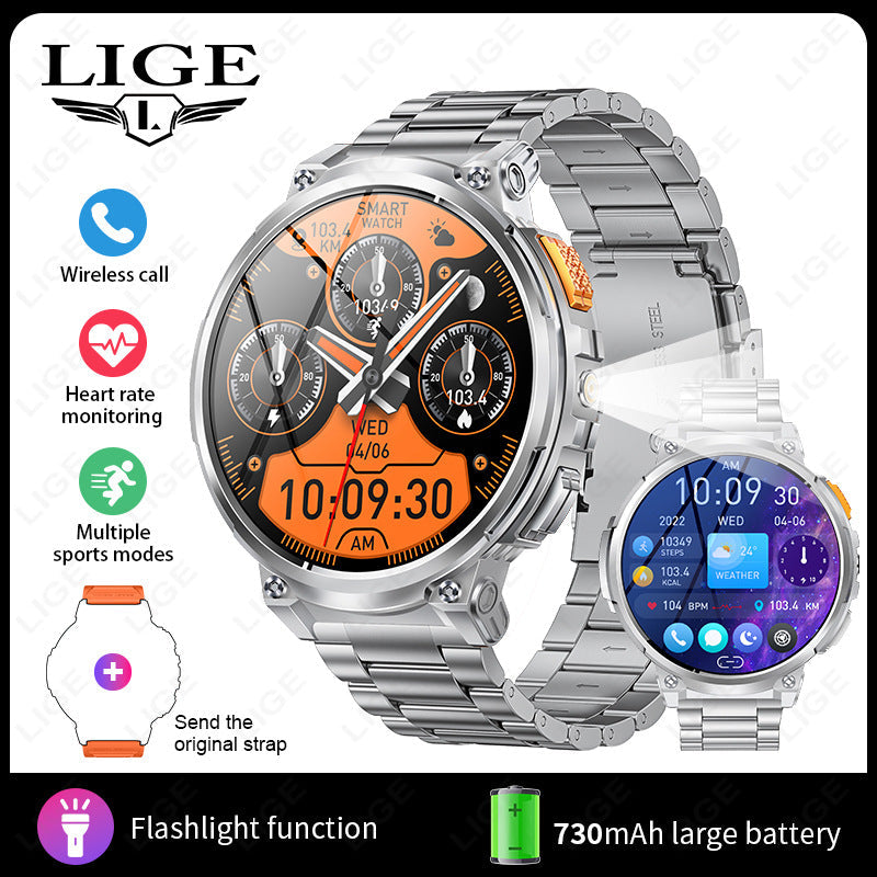 K66 Outdoor Sports with Flashlight Smart Watch for Men eprolo