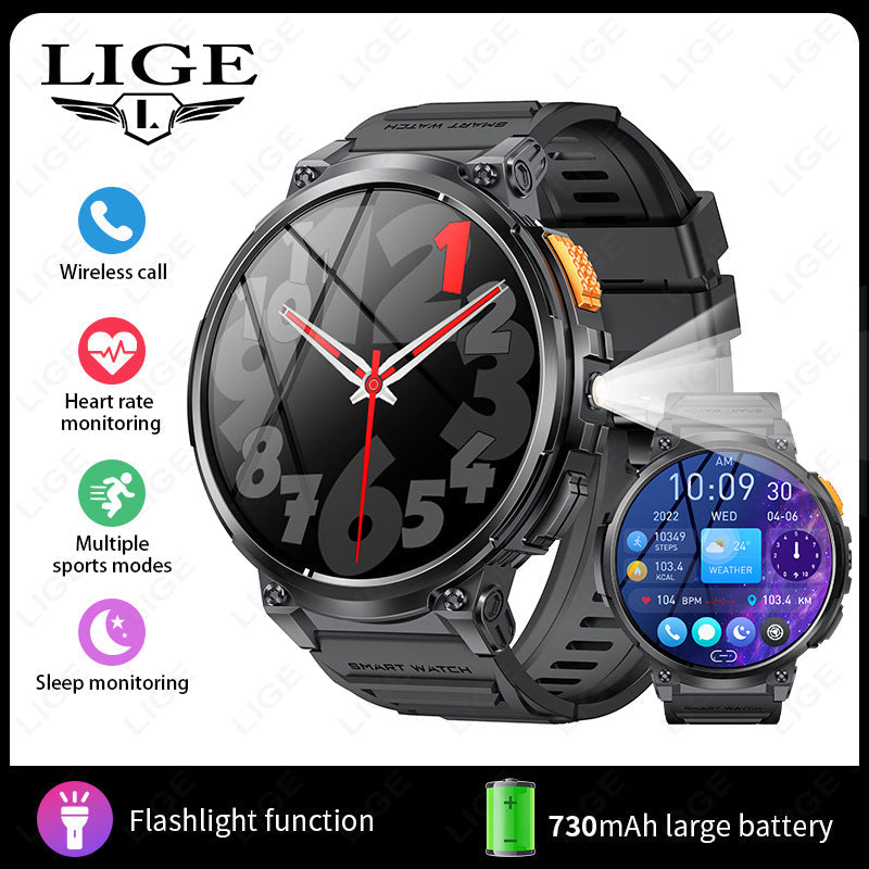 K66 Outdoor Sports with Flashlight Smart Watch for Men eprolo