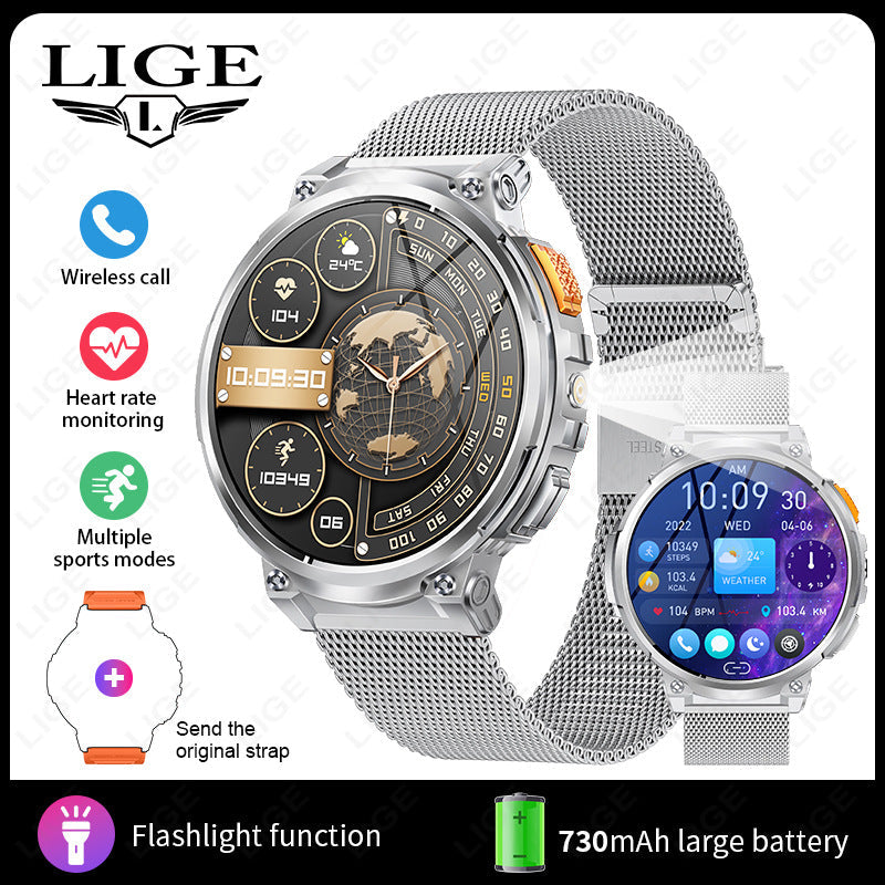 K66 Outdoor Sports with Flashlight Smart Watch for Men eprolo
