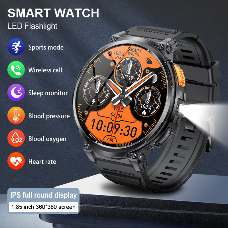 K66 Outdoor Sports with Flashlight Smart Watch for Men eprolo