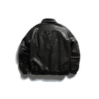Washed PU Leather Cotton Coat for Men, Casual Warm Winter Jacket eprolo